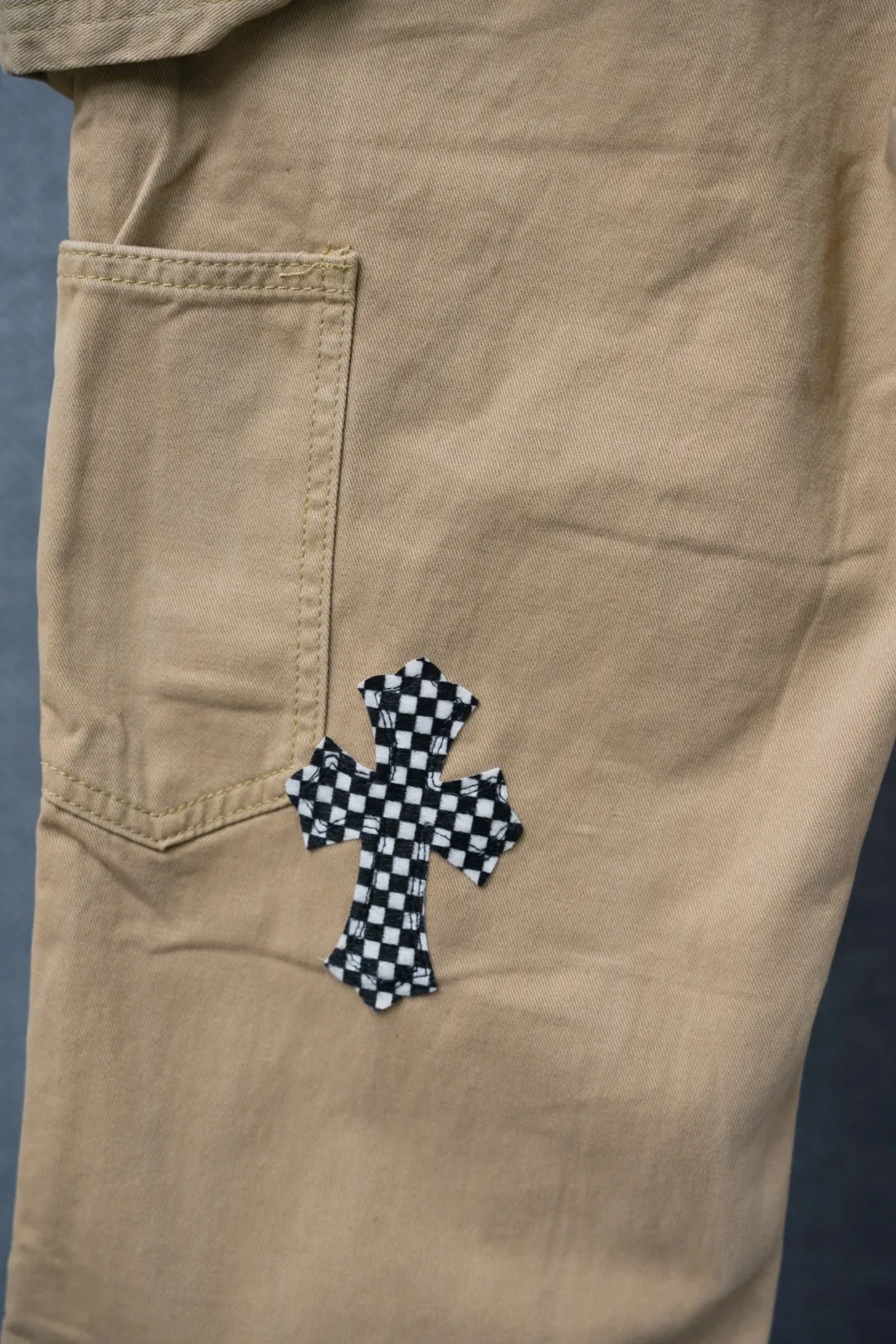 ：S 030 & Chrome Hearts Khaki Same Style ：Khaki Size：28 30 32 34 （S-XL)